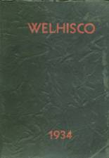 Wellston High School 1934 yearbook cover photo