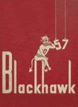 Davenport High School 1957 yearbook cover photo