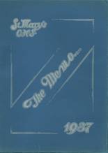 Central Catholic High School 1937 yearbook cover photo