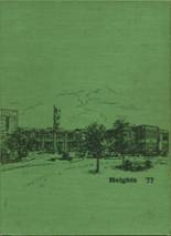 Arlington High School 1977 yearbook cover photo