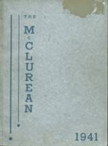 McClure High School 1941 yearbook cover photo