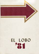 1981 Yarbrough High School Yearbook from Goodwell, Oklahoma cover image