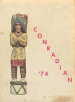 Conrad High School 1974 yearbook cover photo