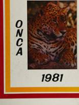 Ontario High School 1981 yearbook cover photo