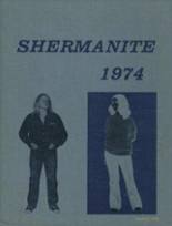 Sherman High School 1974 yearbook cover photo