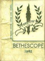 Bethlehem-Center High School 1962 yearbook cover photo