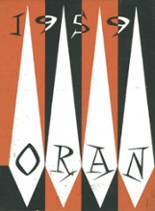 Orange High School 1959 yearbook cover photo