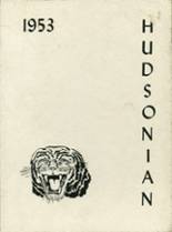Hudson High School 1953 yearbook cover photo