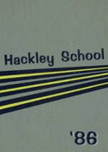 Hackley School 1986 yearbook cover photo