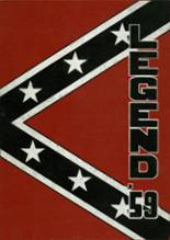 Robert E. Lee High School 1959 yearbook cover photo