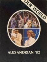 Alexandria High School 1982 yearbook cover photo