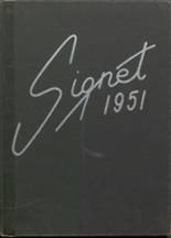 Mineola High School 1951 yearbook cover photo