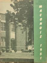 Macon High School 1951 yearbook cover photo