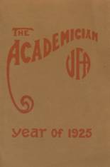 Utica Free Academy 1925 yearbook cover photo