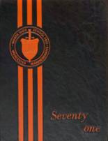 1971 North High School Yearbook from Worcester, Massachusetts cover image