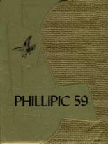 Phillips High School 1959 yearbook cover photo