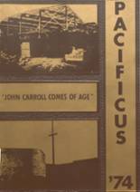 John Carroll High School 1974 yearbook cover photo