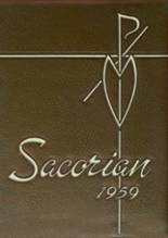 Sacred Heart High School 1959 yearbook cover photo