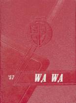 Port Townsend High School 1957 yearbook cover photo