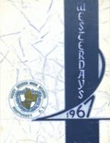 West High School 1967 yearbook cover photo