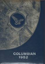 Columbia High School 1952 yearbook cover photo