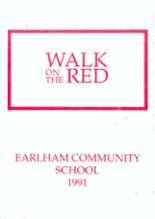 Earlham High School 1991 yearbook cover photo