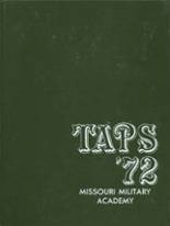 Missouri Military Academy 1972 yearbook cover photo
