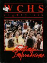 Whittier Christian High School 1986 yearbook cover photo