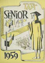William Howard Taft High School 410 1959 yearbook cover photo