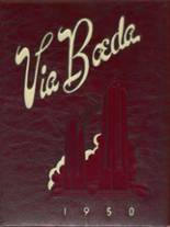 St. Bede Academy 1950 yearbook cover photo