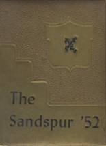 High Springs High School 1952 yearbook cover photo