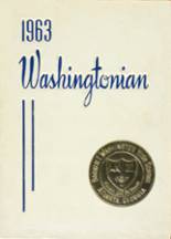 Washington High School 1963 yearbook cover photo