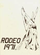 Roundup High School 1971 yearbook cover photo