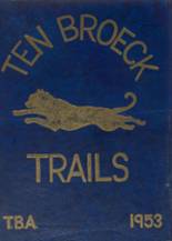 Franklinville-Ten Broeck Academy 1953 yearbook cover photo