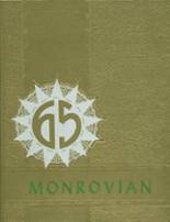 1965 Monroe High School Yearbook from West manchester, Ohio cover image