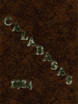 Calabasas High School 1984 yearbook cover photo