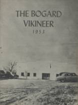 Bogard High School 1953 yearbook cover photo