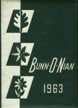 Bunn High School 1963 yearbook cover photo