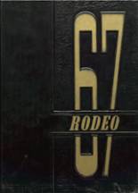 Roundup High School 1967 yearbook cover photo