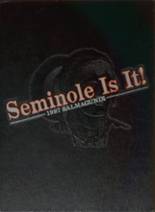 Seminole High School (Seminole County) 1987 yearbook cover photo