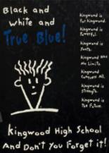 Kingwood High School 1992 yearbook cover photo