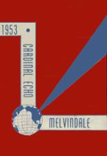 Melvindale High School 1953 yearbook cover photo