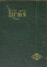 Lincoln High School 1933 yearbook cover photo