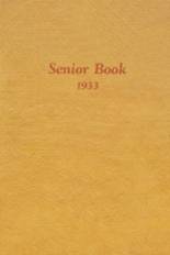Clinton High School 1933 yearbook cover photo