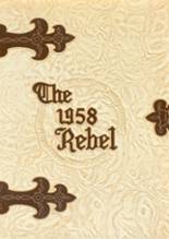 R. E. Lee Institute 1958 yearbook cover photo