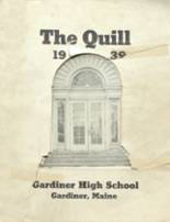 1939 Gardiner High School Yearbook from Gardiner, Maine cover image