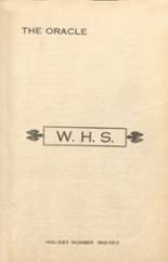 1913 Watkins Glen High School Yearbook from Watkins glen, New York cover image