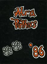 Alma High School 1986 yearbook cover photo