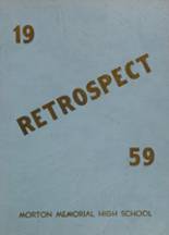 Morton Memorial High School 1959 yearbook cover photo