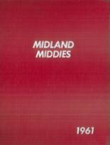 Midland High School 1961 yearbook cover photo